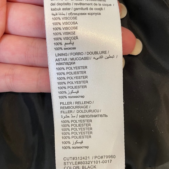 SOLD❤️ Ph8 Size S Black Puffer Leather Vest - Picture 5 of 10